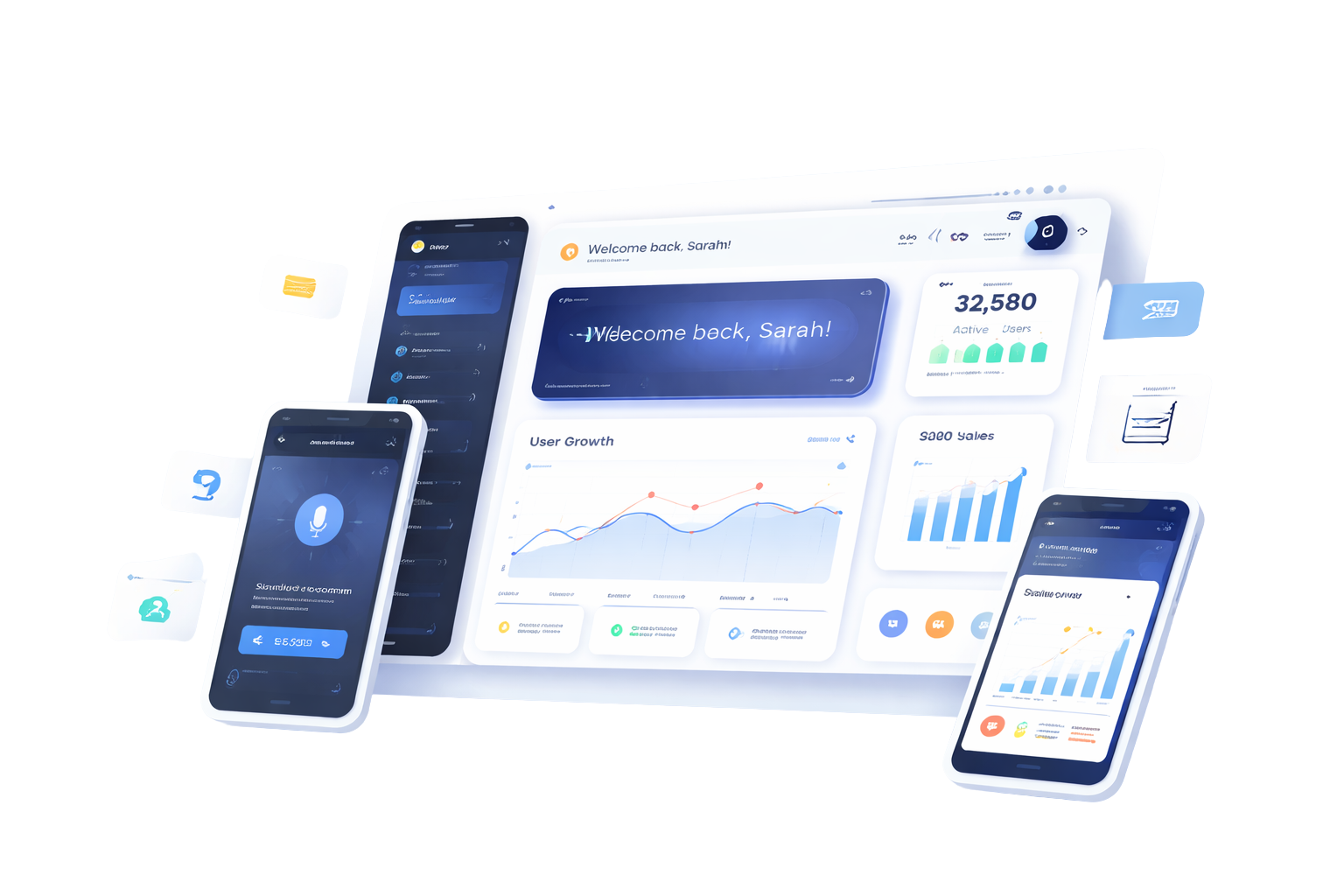 Digital product illustration for StackCreate Technologies